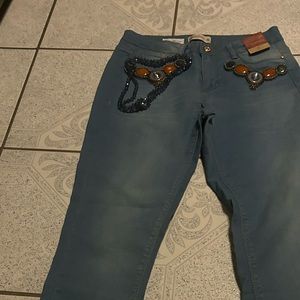 Beaded Jeans